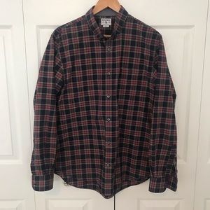 Bonobos Button-Down Plaid Shirt - Sz. L